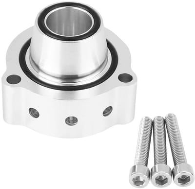 Dailygoody - Afblaasventiel - Adapter voor 1.8 2.0 1.4 - Hoogwaardige vervangingsaccessoire - Zilver - Turbomotor - Perfect voor optimaal rijplez...
