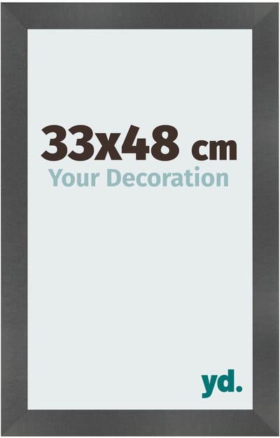 Your Decoration - Fotolijst 33x48 cm - MDF - Zwart Mat - Pisa