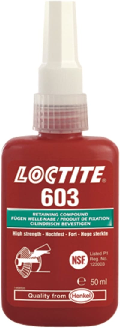 Loctite 603 Serie - Kleefpasta - Voor Tulei en Lagers - Hoge Sterkte - Lage Viscositeit