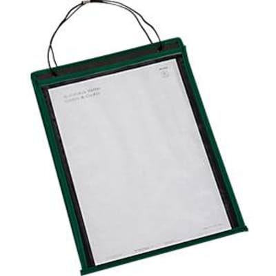 EICHNER "Robuuste" besteltas, geschikt voor DIN A4, verstevigde naden, kartonnen rug, groen, 10 stuks
