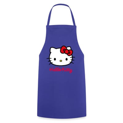 Hello Kitty Klassiek Portret Hello Kitty Tekst Keukenschort