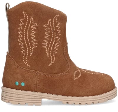 BunniesJR 225782-414 Meisjes Biker Boots - Bruin - Suède - Veters