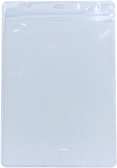 Badge Houders - ID Kaarthouders - Evenementen Organiseren - Extra Grote Verticale Pockets - 25x17cm - Helder