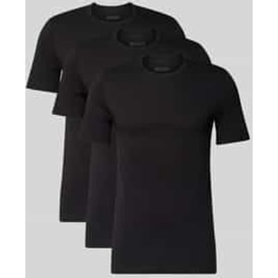 Hugo Boss - T-shirt Modern 3-Pack Zwart - Heren - Maat M - Slim-fit