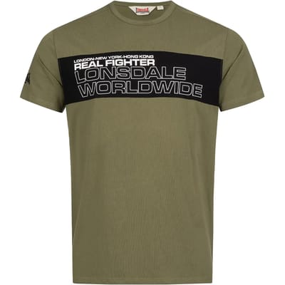 Lonsdale Otterston T-shirt Met Korte Mouwen Groen 2XL Man