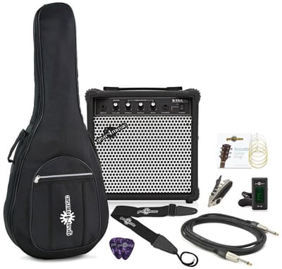 15 Watt Akoestische Gitaarversterker & Accessoirepakket