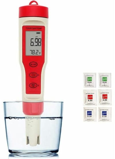 Geschikt voor PH-meter, PH/TDS/EC/temperatuurgeleidbaarheidsmeter, hoge nauwkeurigheid automatische kalibratie, digitaal voor zwembaddrinkwateraquaria