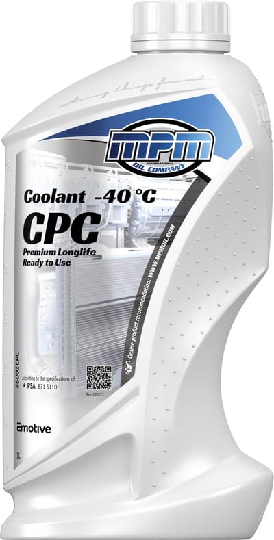 MPM Koelvloeistof -40 graden Citroen / Peugeot 1 liter