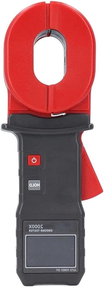 Aardingsmeter - Aardingsweerstandsmeter - Elektrische Veiligheid Testen - Automatische Bereikinstelling - 0-20A - One Color