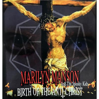 CD MARILYN MANSON & SPOOKY KIDS - Birth of the Anti Christ ILLUSIONCD2001 Nightingale Rec 2000 Japan Rock Gebruikt