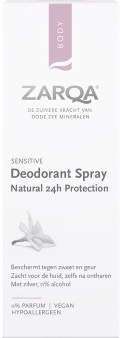 ZARQA - Sensitive Deodorant Spray - Natural 24H Protection - 50ml