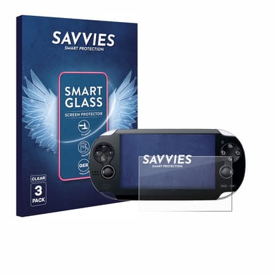 3 Stuks Savvies Screenprotector - geschikt voor Sony Playstation PS Vita - beschermfolie glas transparant