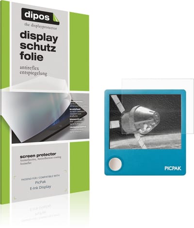 dipos – 4x Matte Beschermfolie geschikt voor PicPak E-Ink Display | Krasbestendige & antireflecterende Screenprotector Ultra-Thin