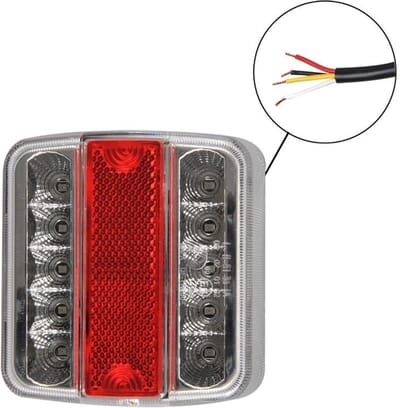 ProPlus Achterlicht aanhangwagen - 4 functies - 14-LED - waterdicht - 98 x 105 mm