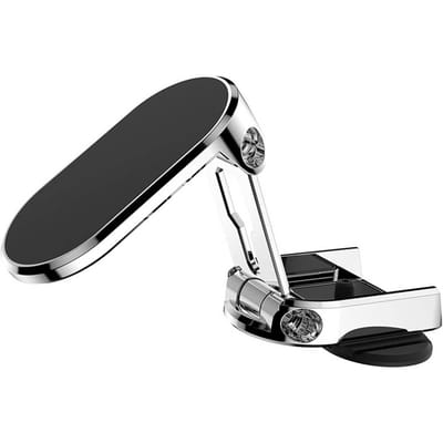 Magnetische Autotelefoonhouder Opvouwbaar 360 Graden Rotatie Telefoonhouder Dashboard Telefoonstandaard Houder gray
