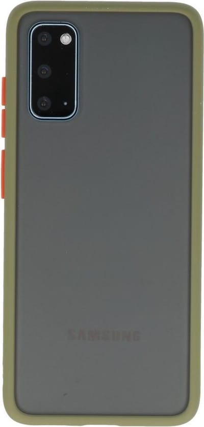 Hardcase Backcover Geschikt voor Samsung Galaxy S20 Groen
