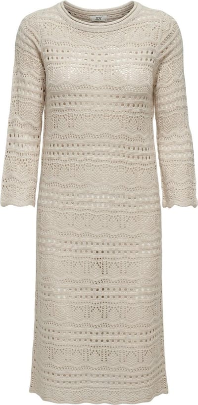 JDY - JDYSUN LAY 3/4 BOAT NECK DRESS KNT NOOS - Dames - Maxi jurken
