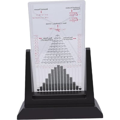 Galtonbord Kans Demonstratiemodel Statistische Wet Experimenteel Gereedschap Natuurkunde Leer Bureau Speelgoed voor Schoollaboratoria white