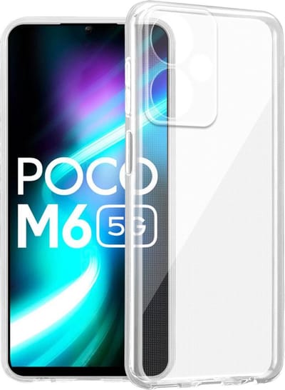 Cadorabo Hoesje geschikt voor Xiaomi Redmi 13C 5G / 13R 5G / Poco M6 5G in VOLLEDIG TRANSPARANT - Beschermhoes gemaakt van flexibel TPU Silicone Case Cover