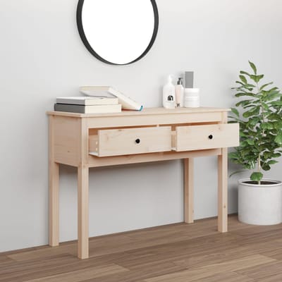 vidaXL - Wandtafel - 100x35x75 - cm - massief - grenenhout