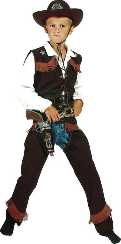 Verkleedpak cowboy jongen Best of the West Cow Boy 152 - Carnavalskleding
