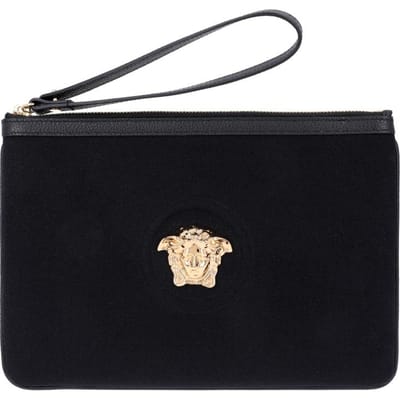 Versace La Medusa Pouch Bag 1020074 1a15314 1b00v 1020074 1A15314 1B00V black