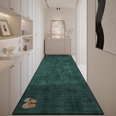 Tapis Long Corridor Gris Luxe Léger Tapis Couloir Abstrait Tapis de Sol Salon Maison Couloir Tapis de Porte Facile à Nettoyer Tapis Décoratifs 160*200cm