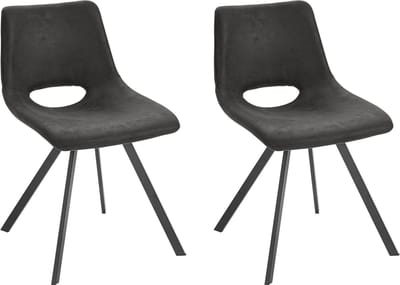 Leon-Stoel - 2 Pack - Antraciet