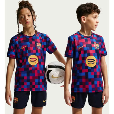 Nike FC Barcelona 2026/27 Pre Match Shirt Junior - Rood - Kind, Rood 7-8Y