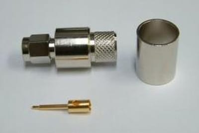 kabeladapter soldeer SMA M krimp RG 58