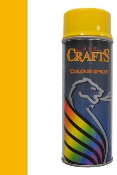 Motip aircrafts hoogglans lak RAL 1023 verkeersgeel - 400 ml.