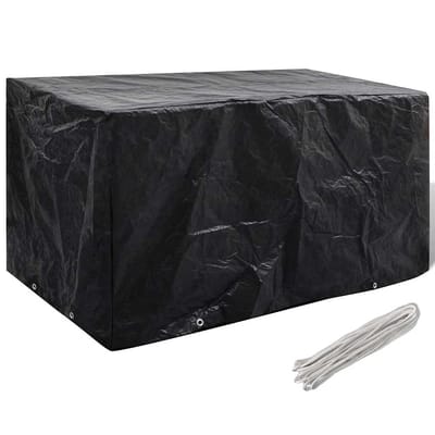 vidaXL - Tuinmeubelhoes - met - 8 - oogjes - 180x70x90 - cm