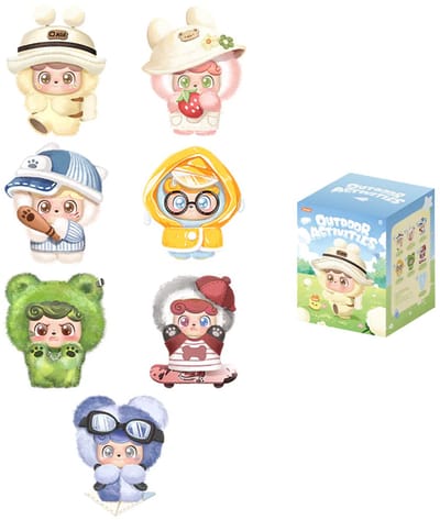 Outdoor Activities Pluche Blind Box - 1 exemplaar - Cute - Kawaii - Circa 15 cm groot - Collectible