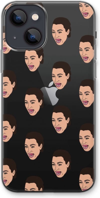 Case Company® - Hoesje geschikt voor iPhone 13 hoesje - Ugly Cry Call - Soft Cover Telefoonhoesje - Bescherming aan alle Kanten en Schermrand