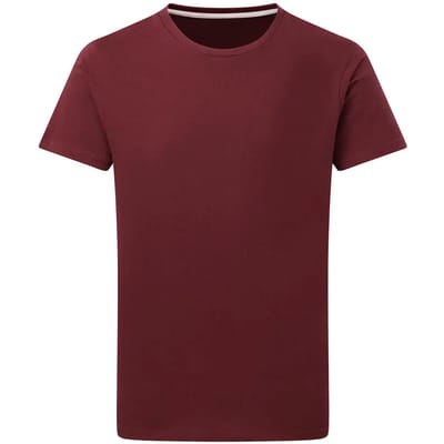 T-shirt met ronde hals 'Signature Tee' Men SG Essentials Burgundy Rood - 3XL