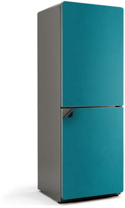 Wallfluent Magnetische Koelkastmat - Turkoois Koelkast Magneet Sticker - 70 cm x 190 cm - Turkoois Magnetische Koelkastmat - Koelkast Cover Magneet - Magnetische Koelkastbekleding - Stijlvolle Koelkastfolie