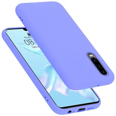 Cadorabo Hoesje geschikt voor Huawei P30 in LIQUID LICHT PAARS - Beschermhoes gemaakt van flexibel TPU silicone Case Cover