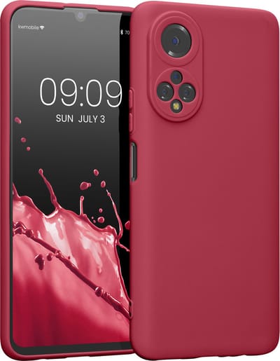 kwmobile telefoonhoesje geschikt voor HONOR X7 - Hoesje voor smartphone - Precisie camera uitsnede - In mat fuchsia