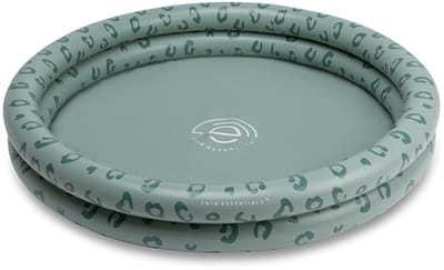 Swim Essentials - Zwembad - Ø100 cm - Groen - Luipaardprint - kind