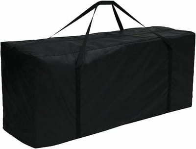 Opbergtas Tuinkussens - Outdoor Organizer - Bescherming en Opslag - Waterbestendig Materiaal - 173 x 76 x 51 cm - Zwart