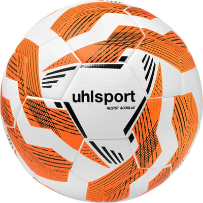 Uhlsport Resist Addglue (Size 4 + 5) Kunstgrasbal - Wit / Oranje | Maat: 5