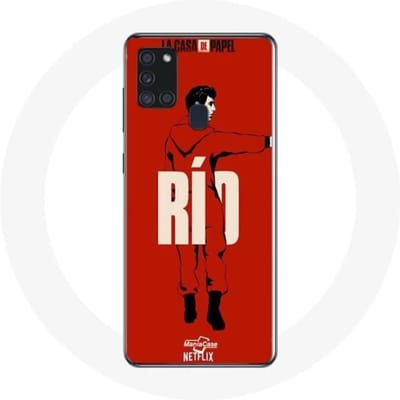 Coque Samsung Galaxy A21S La casa de papel Rio dessin