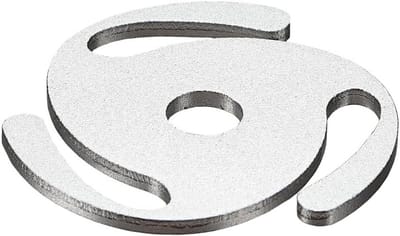 Adapter voor 7 Inch Platenspeler van Massief Aluminium - 45 Toeren Grammofoonplaat Converter met Duurzame Kwaliteit en Stijlvol Ontwerp