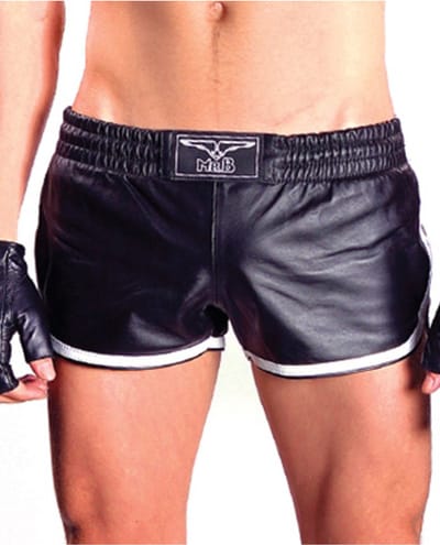 Mister b leather sport shorts 2xl