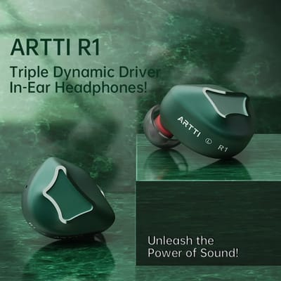 ARTTI R1 HIFI-oortelefoon In-ear IEMs 3DD Bedrade oortelefoon Triple Dynamic Driver Stereo Monitor-hoofdtelefoon met 0,78 2-pins 3,5 / 4,4 mm