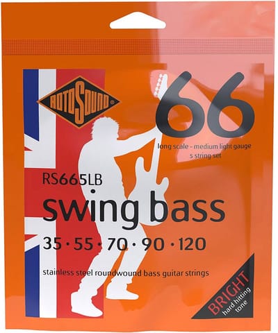 Snarenset basgitaar Rotosound RS665LB 035 - 120 5-snarig