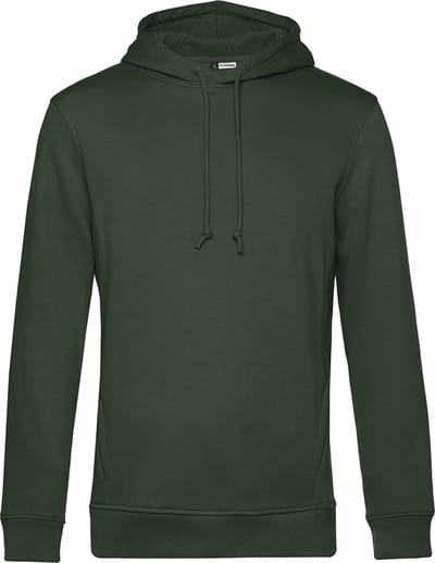 Organic Inspire Hooded° B&C Collectie maat S Forest Green