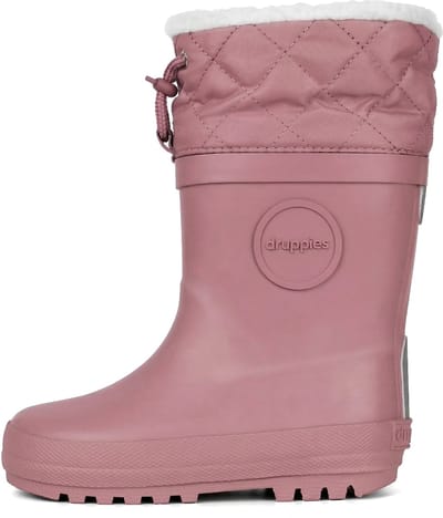 Druppies Baby - Warm Gevoerde Laarsjes - Kraamcadeau - Meisje - Jongen - Dusty Pink - Maat 21