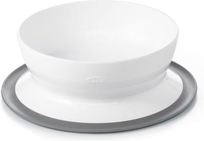 OXO tot Stick & Stay Kom -Baby bord met zuignap - Baby servies-  Grey