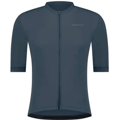Shimano Futuro Korte Mouw Wielertrui Blauw M Man